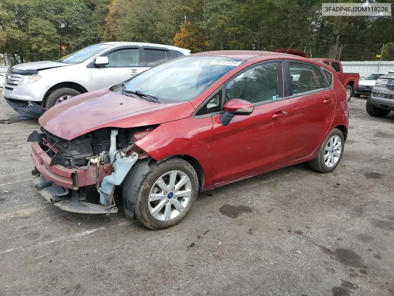 2013 Ford Fiesta Se VIN: 3FADP4EJ2DM118226 Lot: 79117314