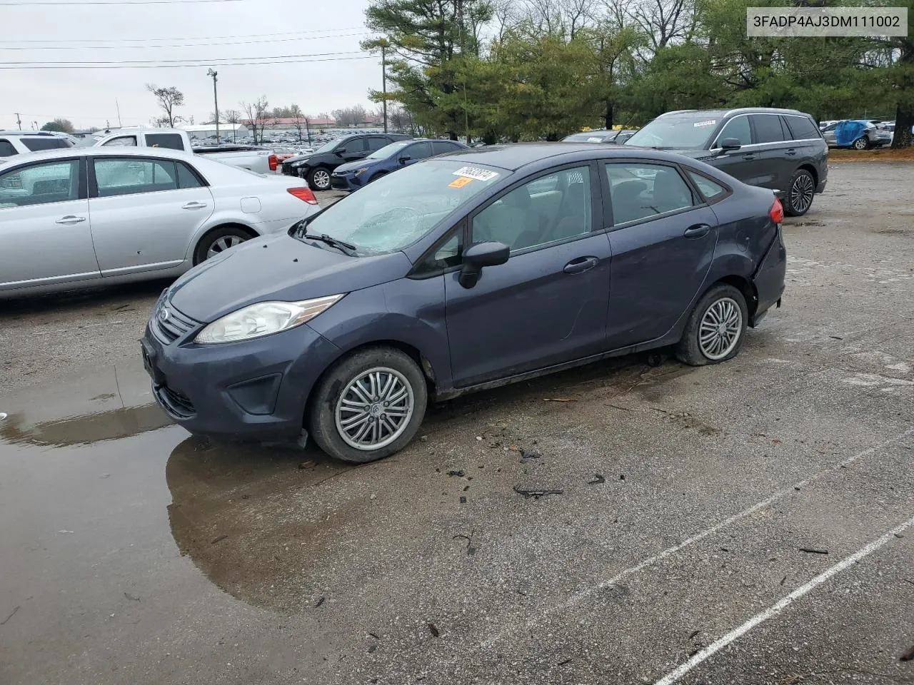 2013 Ford Fiesta S VIN: 3FADP4AJ3DM111002 Lot: 79632874