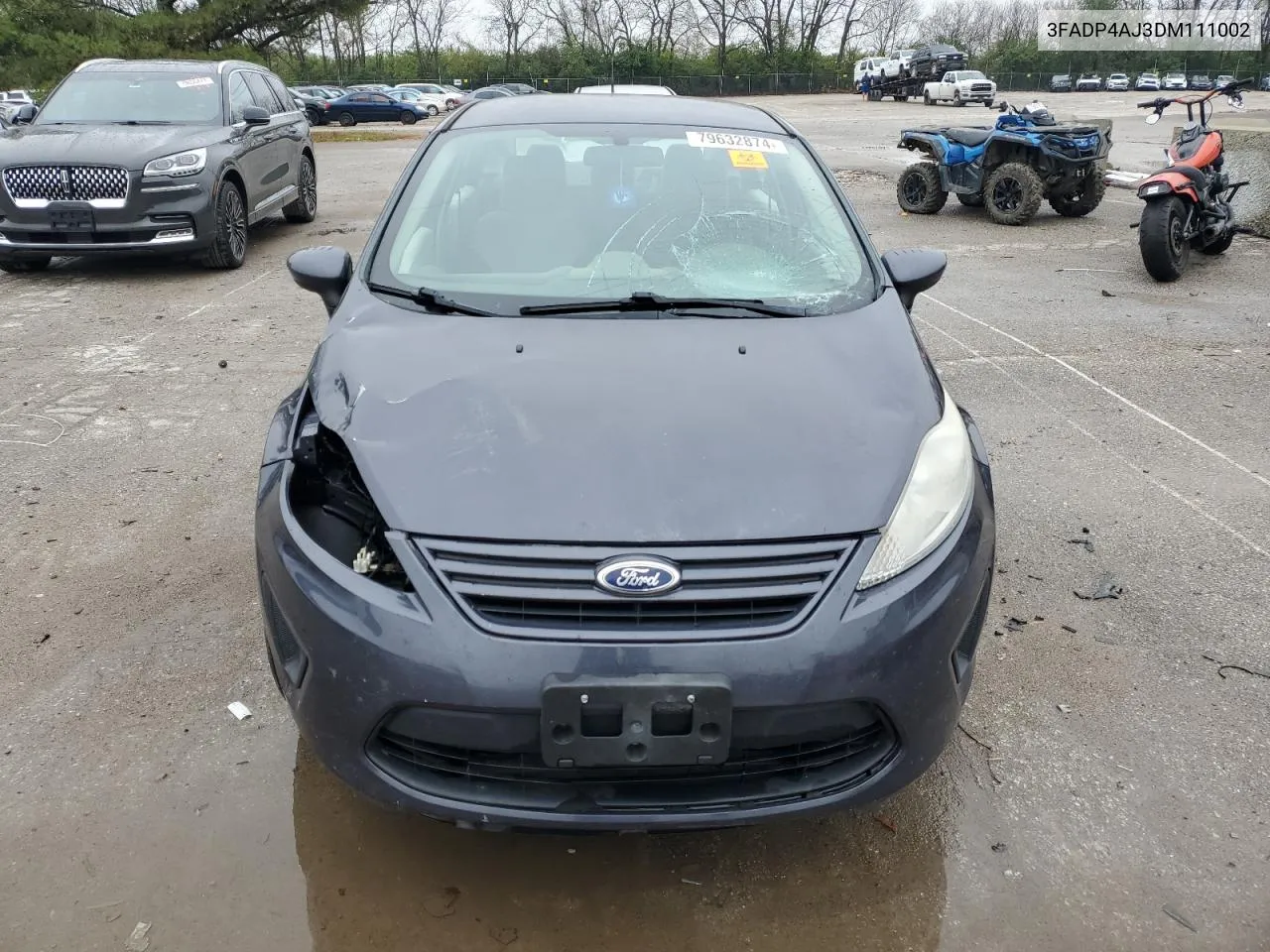 2013 Ford Fiesta S VIN: 3FADP4AJ3DM111002 Lot: 79632874