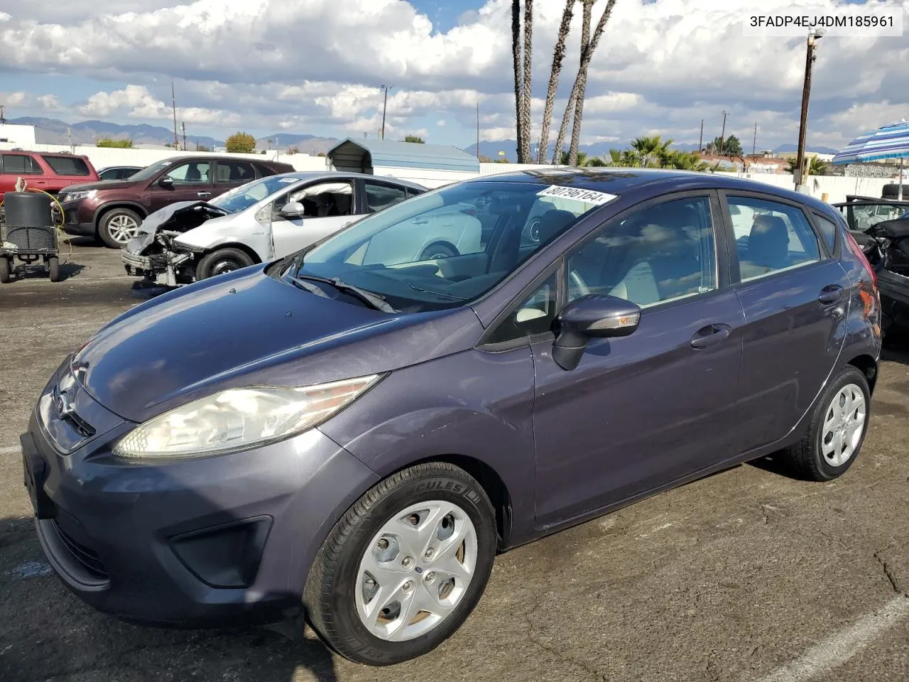 2013 Ford Fiesta Se VIN: 3FADP4EJ4DM185961 Lot: 80796164