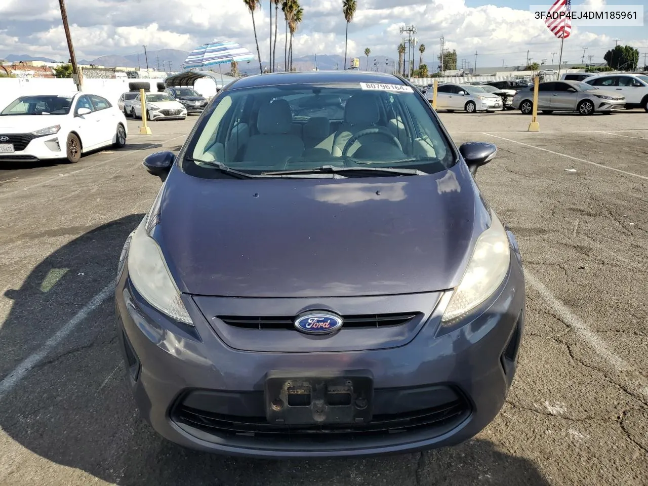 2013 Ford Fiesta Se VIN: 3FADP4EJ4DM185961 Lot: 80796164