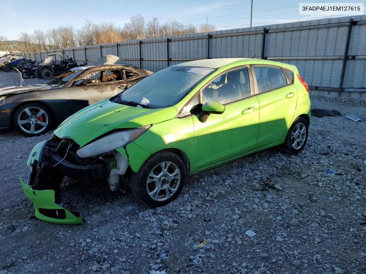 2014 Ford Fiesta Se VIN: 3FADP4EJ1EM127615 Lot: 41456624