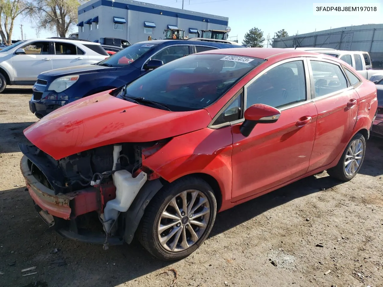 2014 Ford Fiesta Se VIN: 3FADP4BJ8EM197018 Lot: 45066474