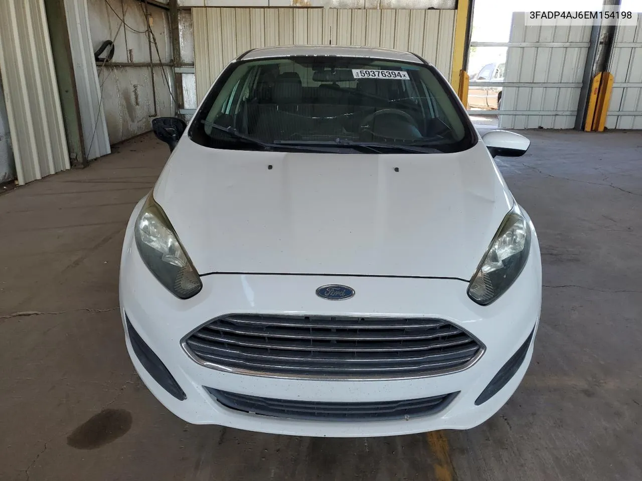 2014 Ford Fiesta S VIN: 3FADP4AJ6EM154198 Lot: 59376394