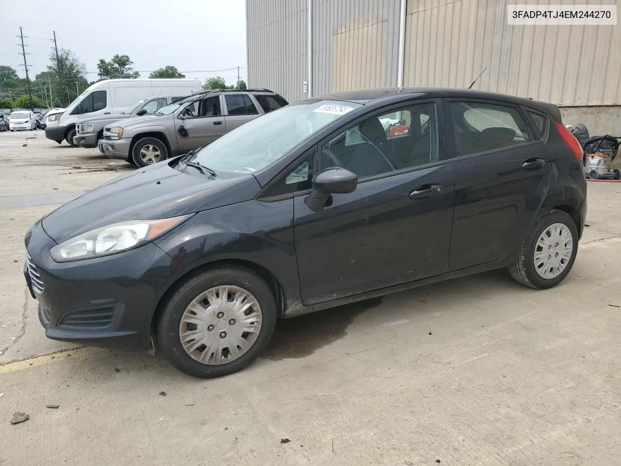 2014 Ford Fiesta S VIN: 3FADP4TJ4EM244270 Lot: 59665754