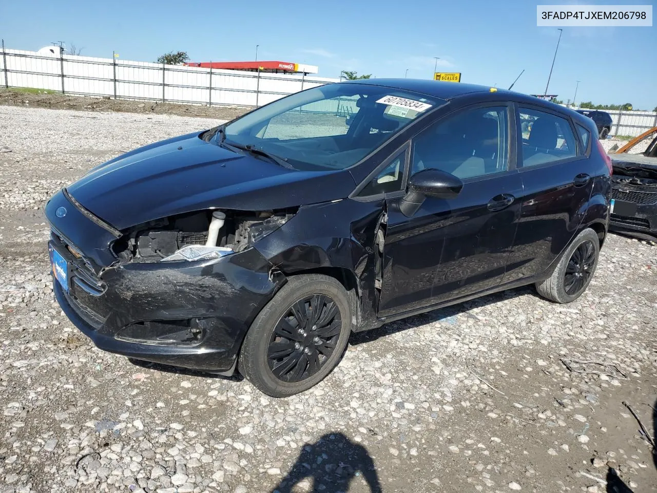 2014 Ford Fiesta S VIN: 3FADP4TJXEM206798 Lot: 60705834