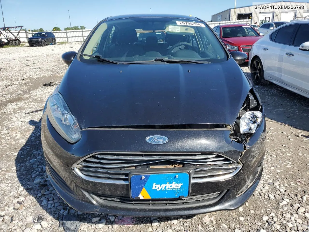 2014 Ford Fiesta S VIN: 3FADP4TJXEM206798 Lot: 60705834