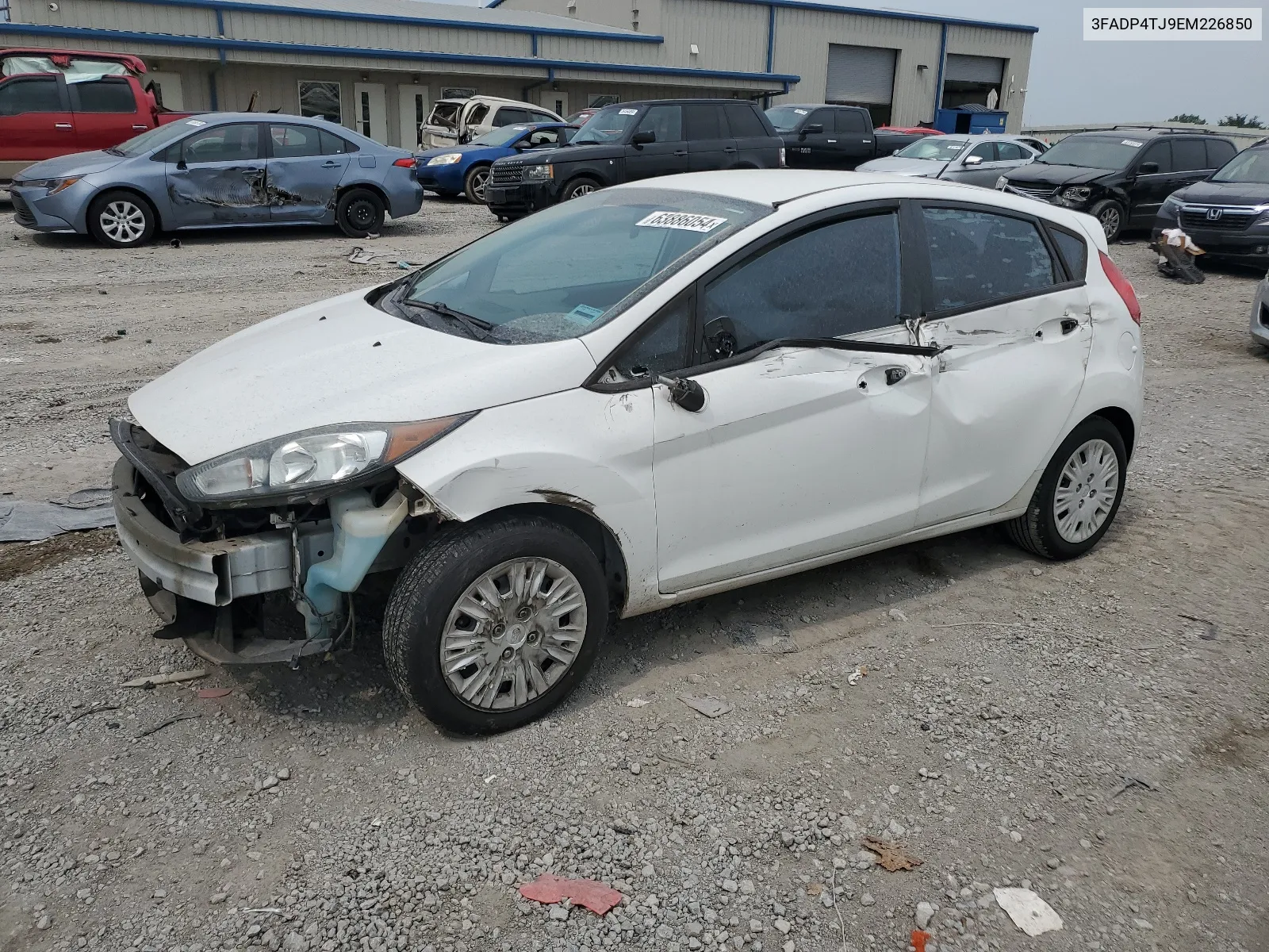 2014 Ford Fiesta S VIN: 3FADP4TJ9EM226850 Lot: 63886054