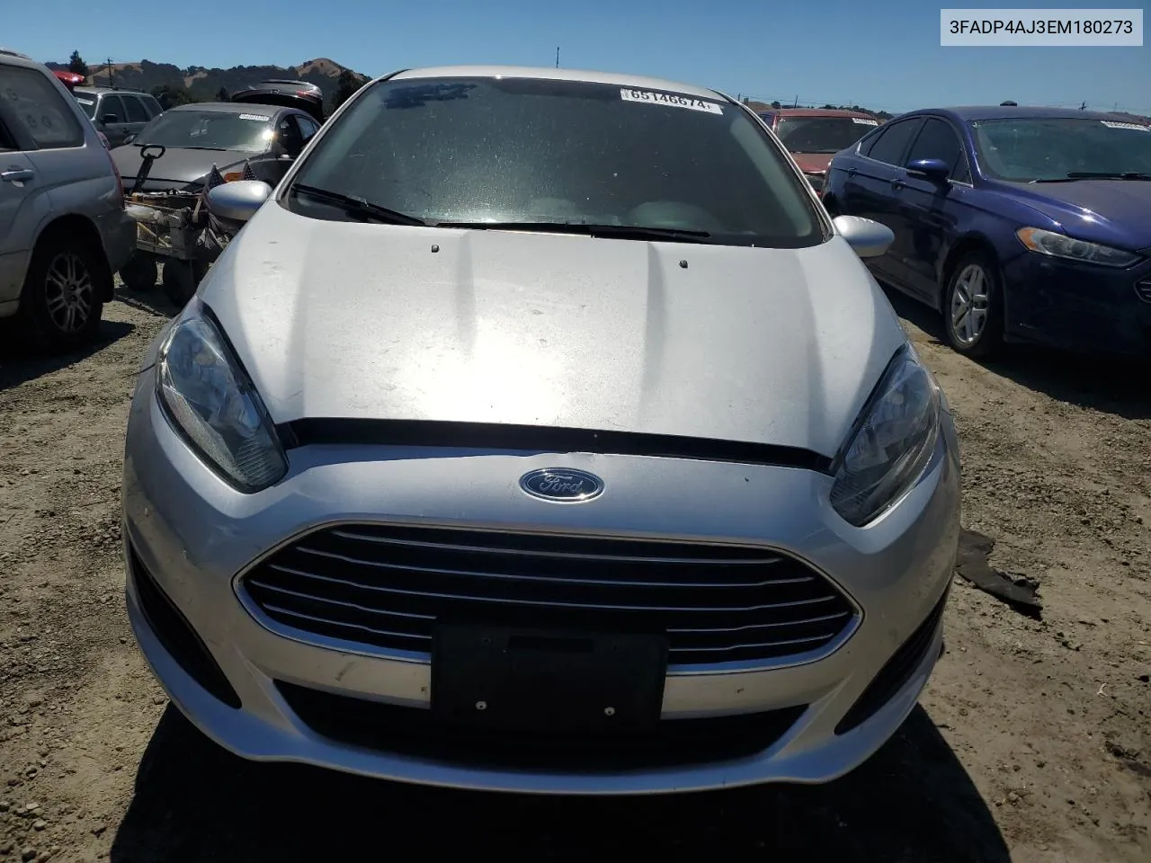 2014 Ford Fiesta S VIN: 3FADP4AJ3EM180273 Lot: 65146674