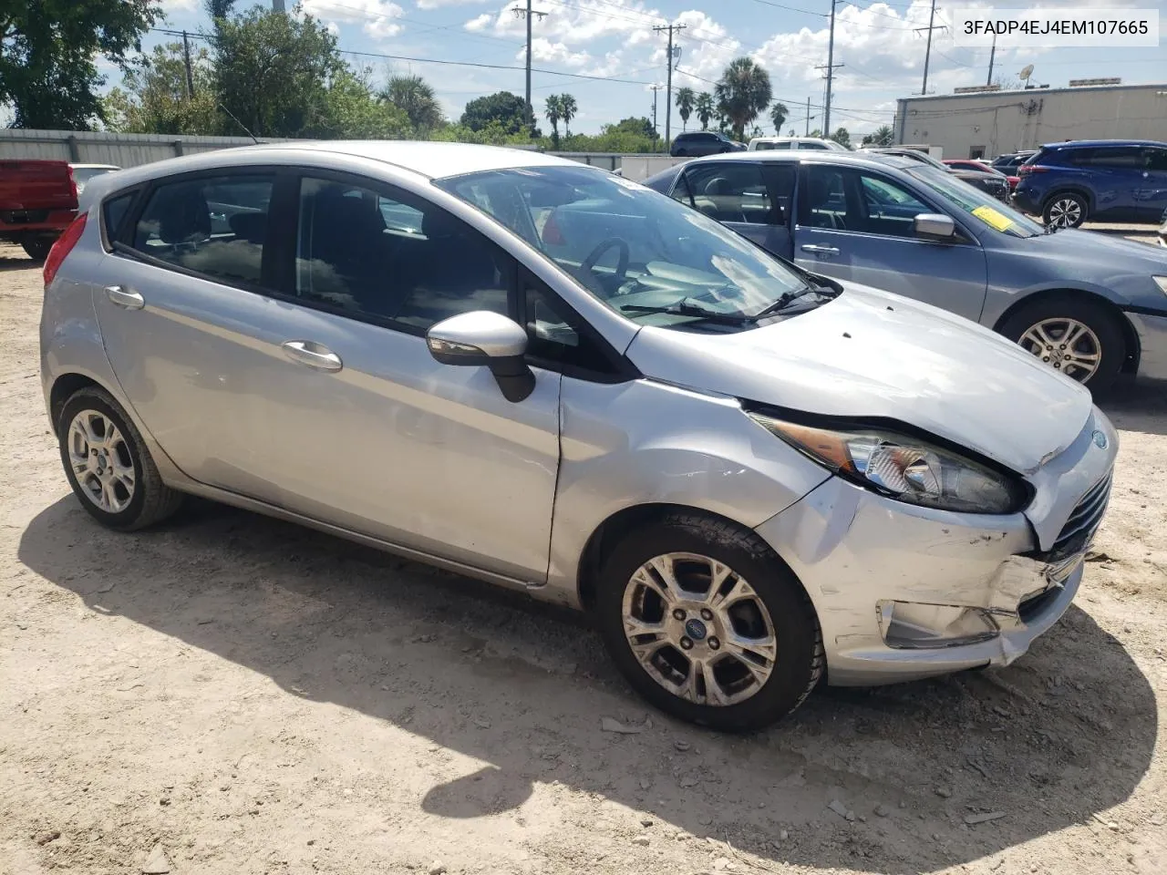 2014 Ford Fiesta Se VIN: 3FADP4EJ4EM107665 Lot: 68731854