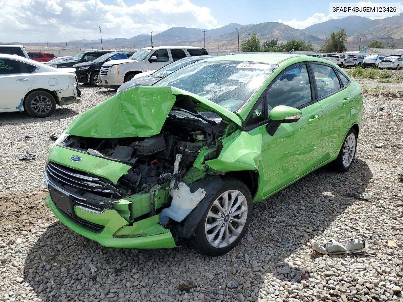 2014 Ford Fiesta Se VIN: 3FADP4BJ5EM123426 Lot: 68834384