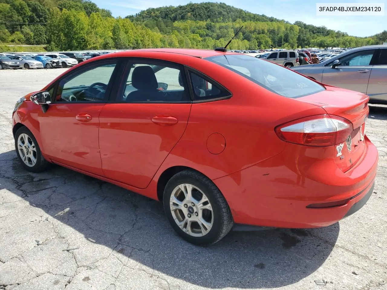 2014 Ford Fiesta Se VIN: 3FADP4BJXEM234120 Lot: 70020754