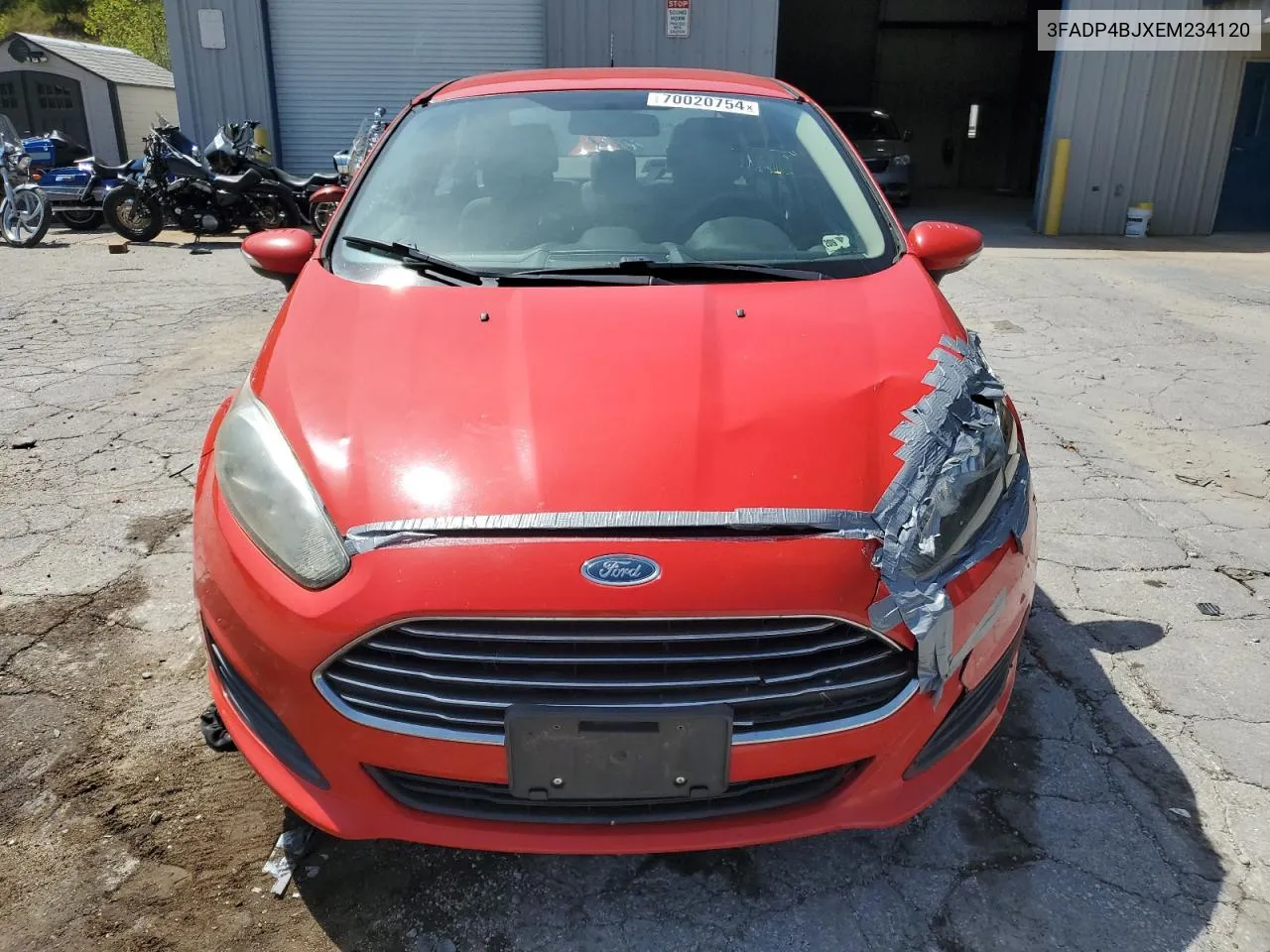 2014 Ford Fiesta Se VIN: 3FADP4BJXEM234120 Lot: 70020754