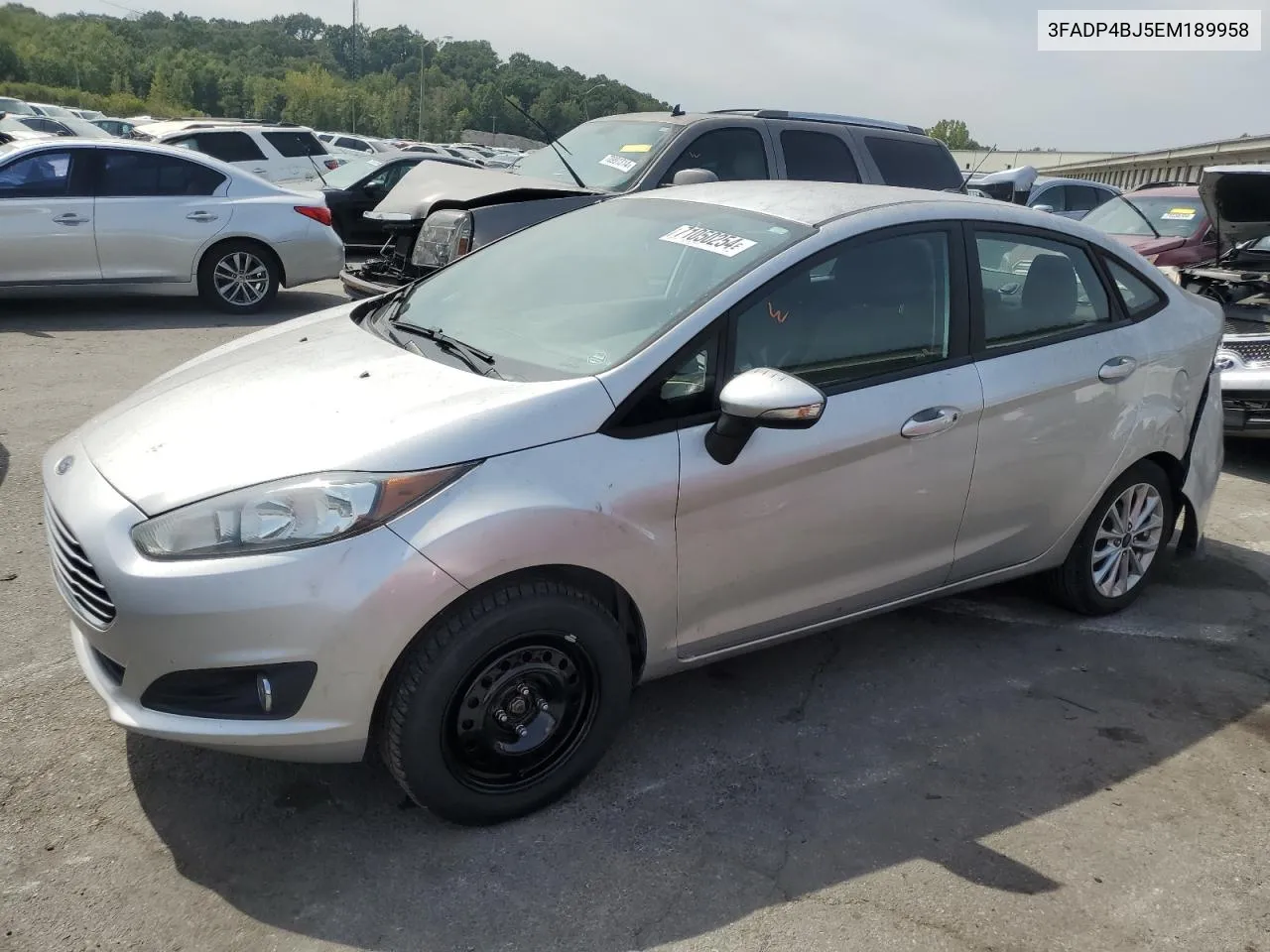 2014 Ford Fiesta Se VIN: 3FADP4BJ5EM189958 Lot: 71050254