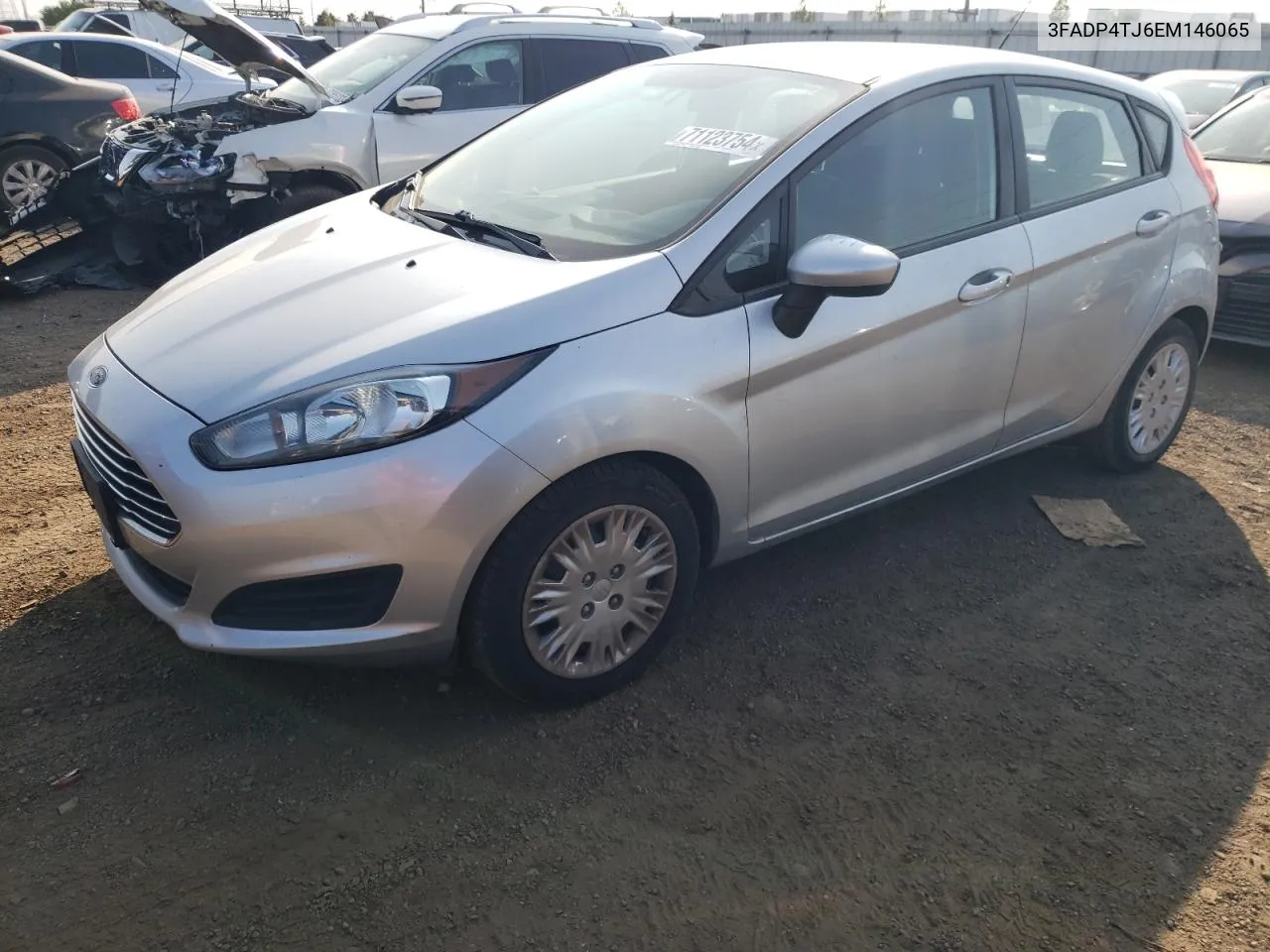 2014 Ford Fiesta S VIN: 3FADP4TJ6EM146065 Lot: 71123754