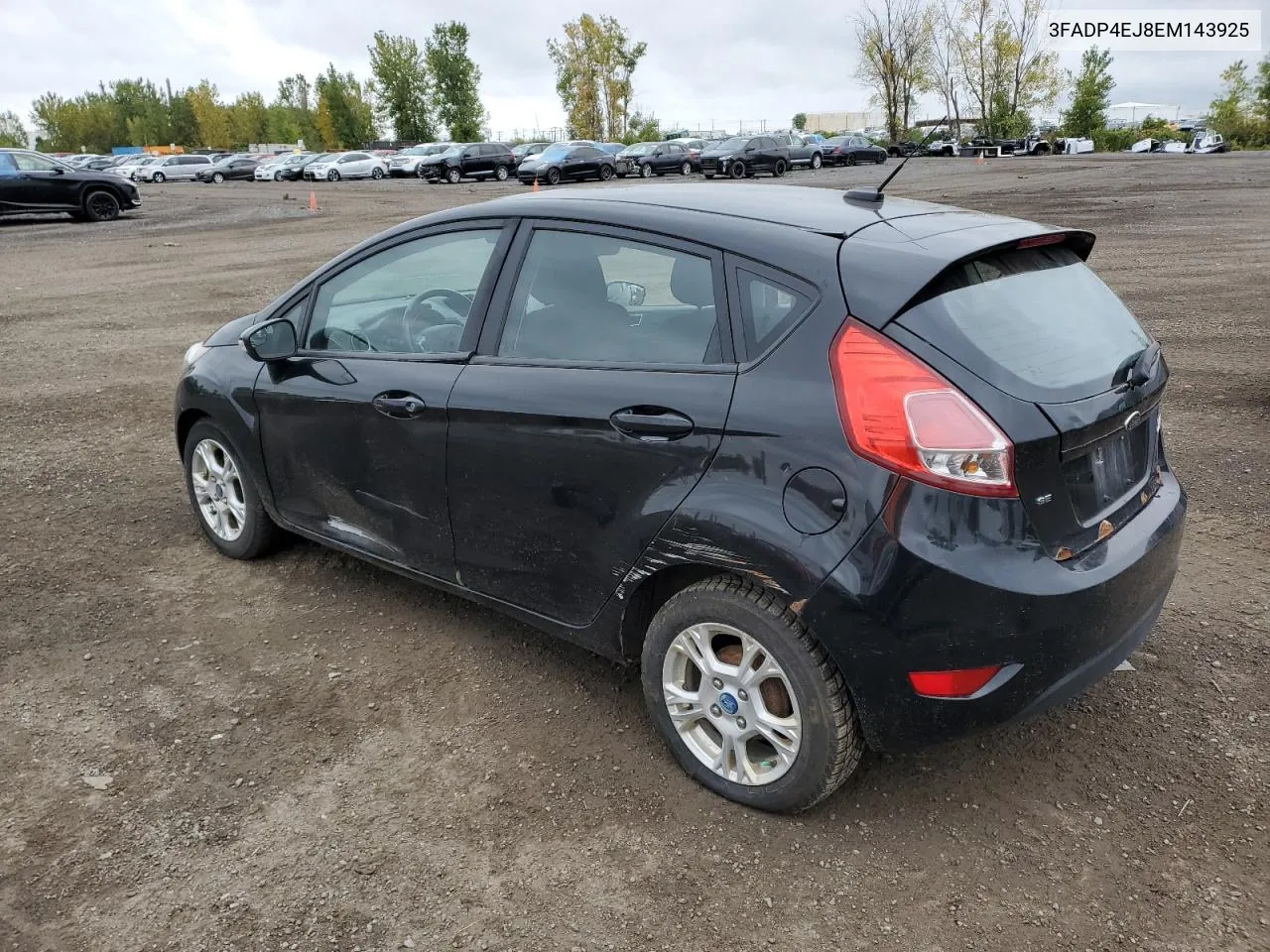 2014 Ford Fiesta Se VIN: 3FADP4EJ8EM143925 Lot: 72187014