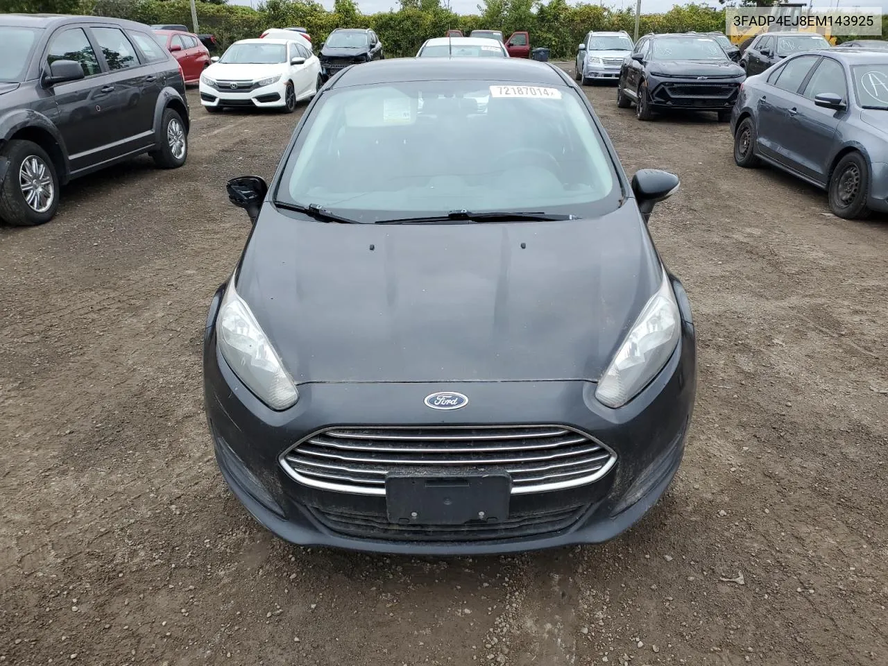 2014 Ford Fiesta Se VIN: 3FADP4EJ8EM143925 Lot: 72187014