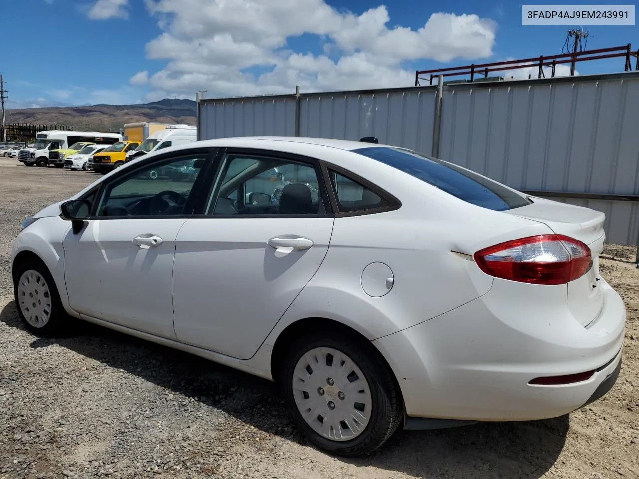 2014 Ford Fiesta S VIN: 3FADP4AJ9EM243991 Lot: 72430514