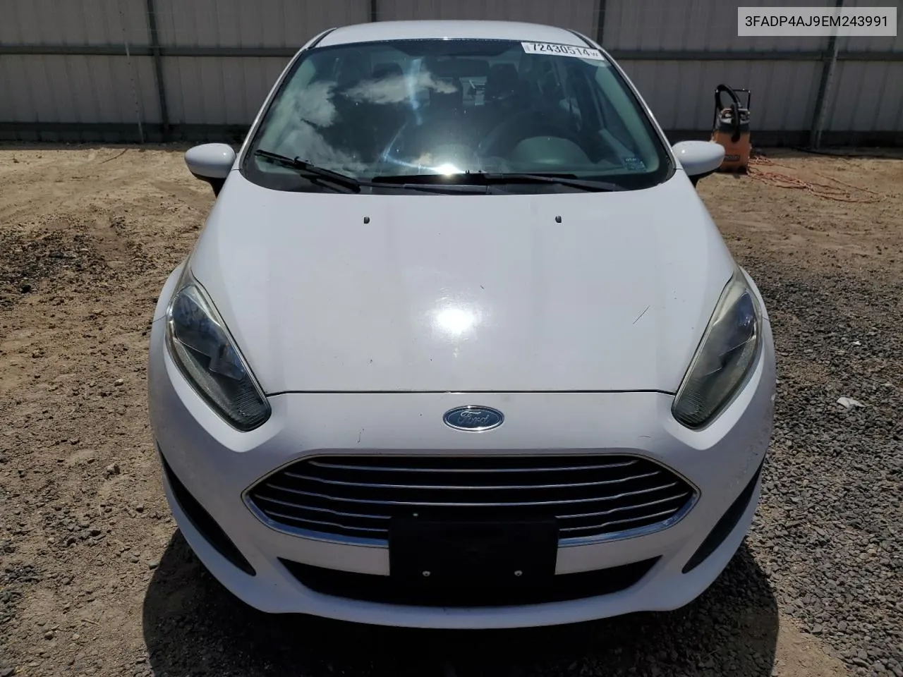 2014 Ford Fiesta S VIN: 3FADP4AJ9EM243991 Lot: 72430514