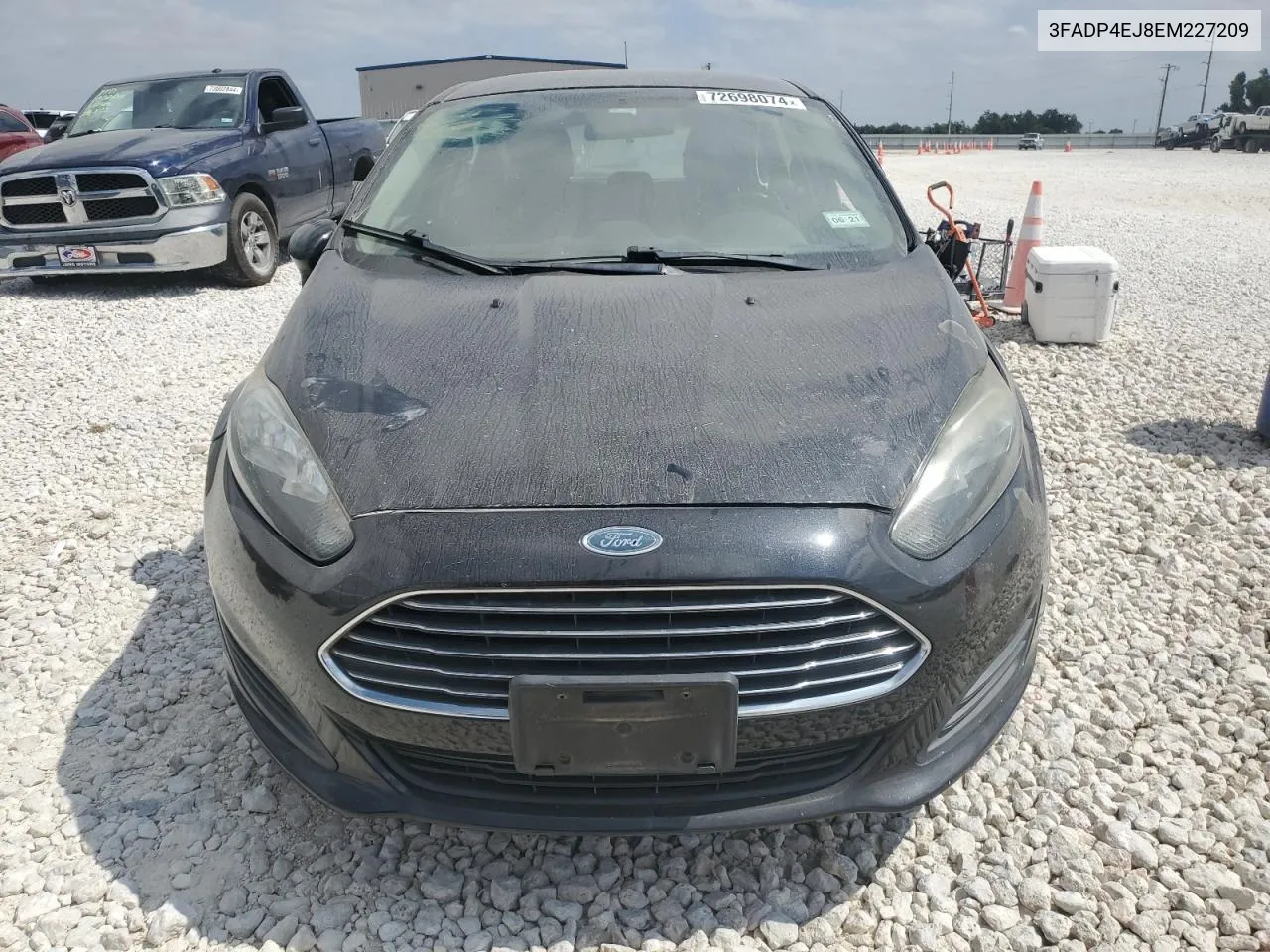 2014 Ford Fiesta Se VIN: 3FADP4EJ8EM227209 Lot: 72698074