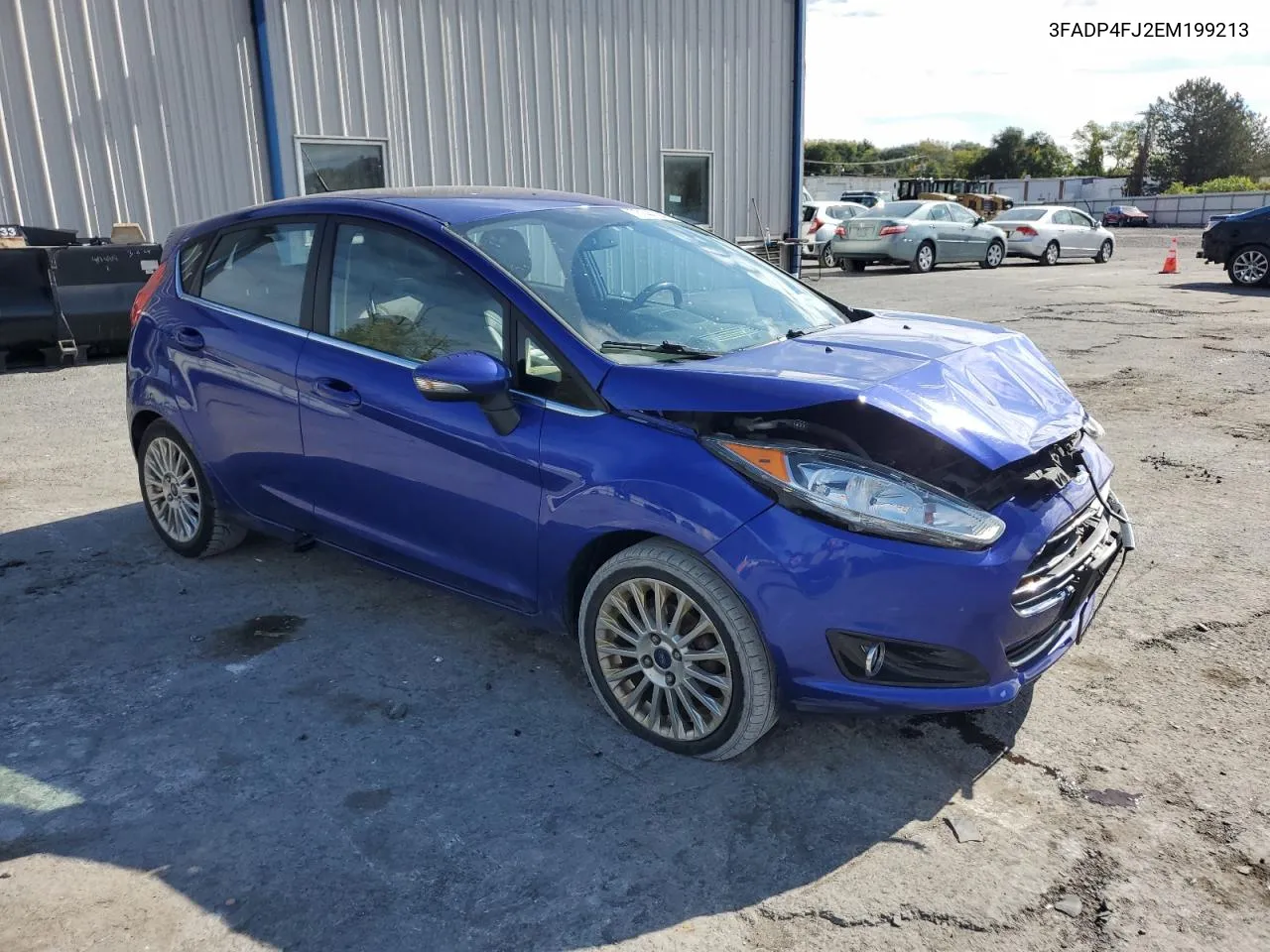 2014 Ford Fiesta Titanium VIN: 3FADP4FJ2EM199213 Lot: 73144194