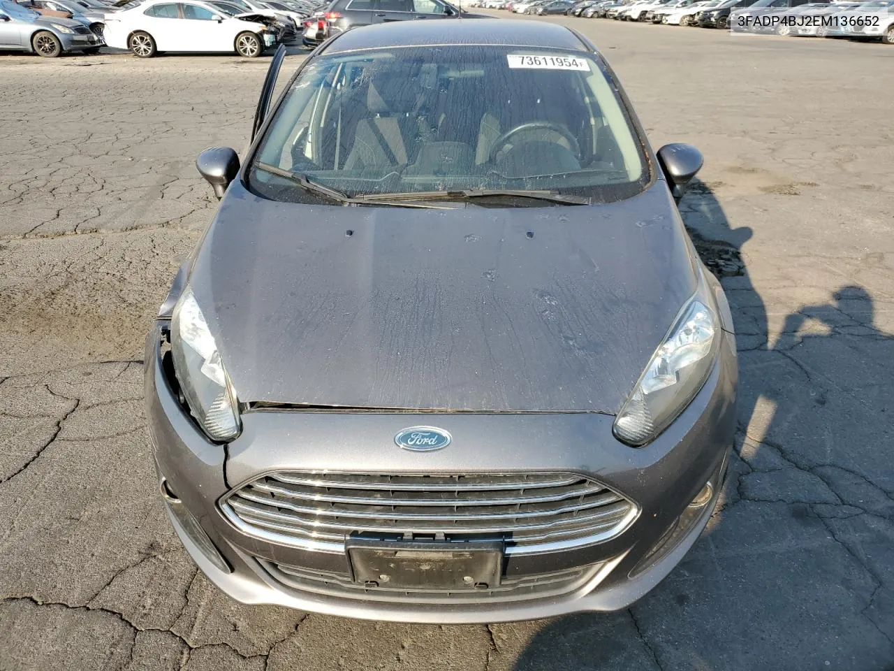 2014 Ford Fiesta Se VIN: 3FADP4BJ2EM136652 Lot: 73611954