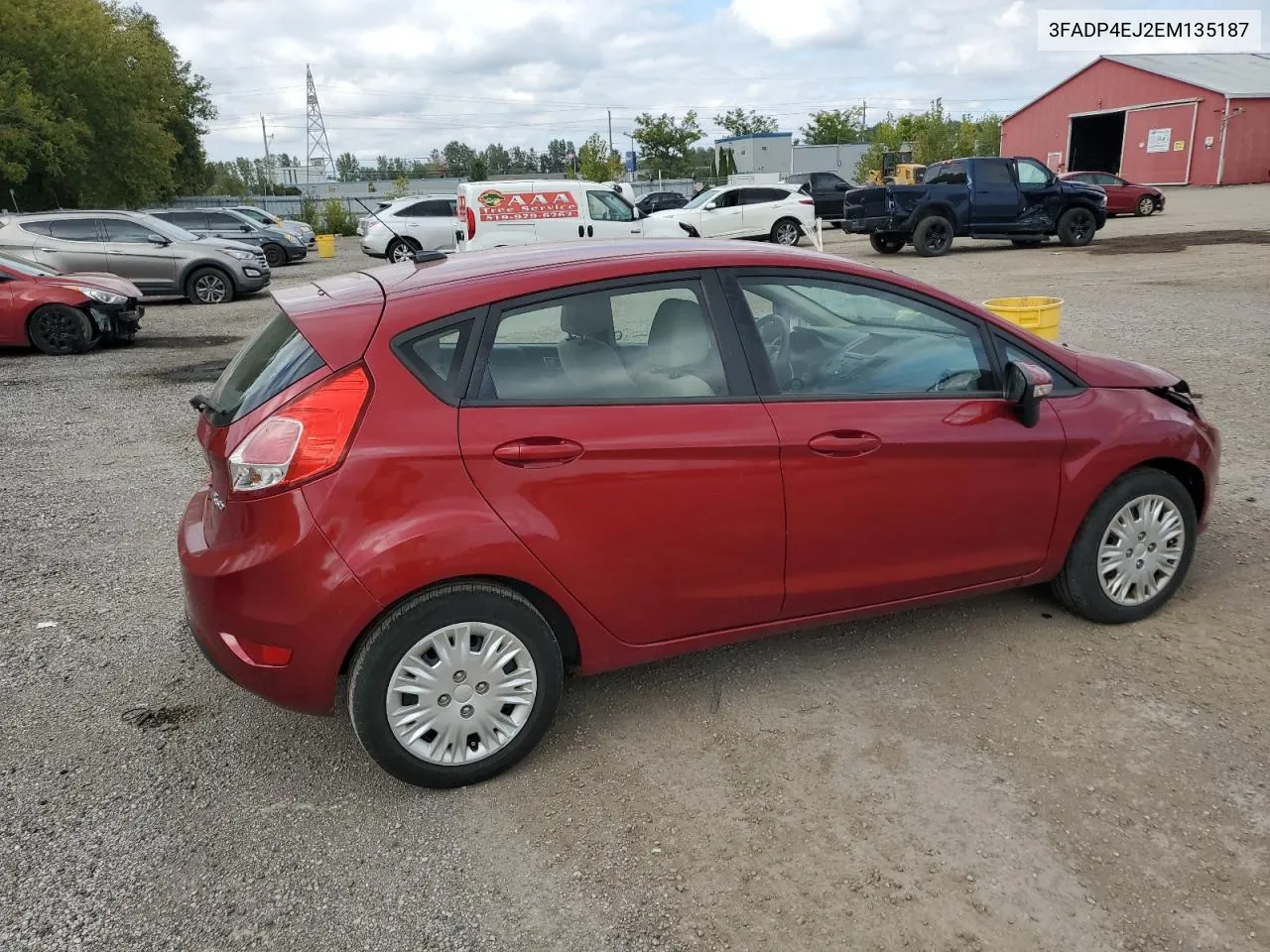 2014 Ford Fiesta Se VIN: 3FADP4EJ2EM135187 Lot: 73742254