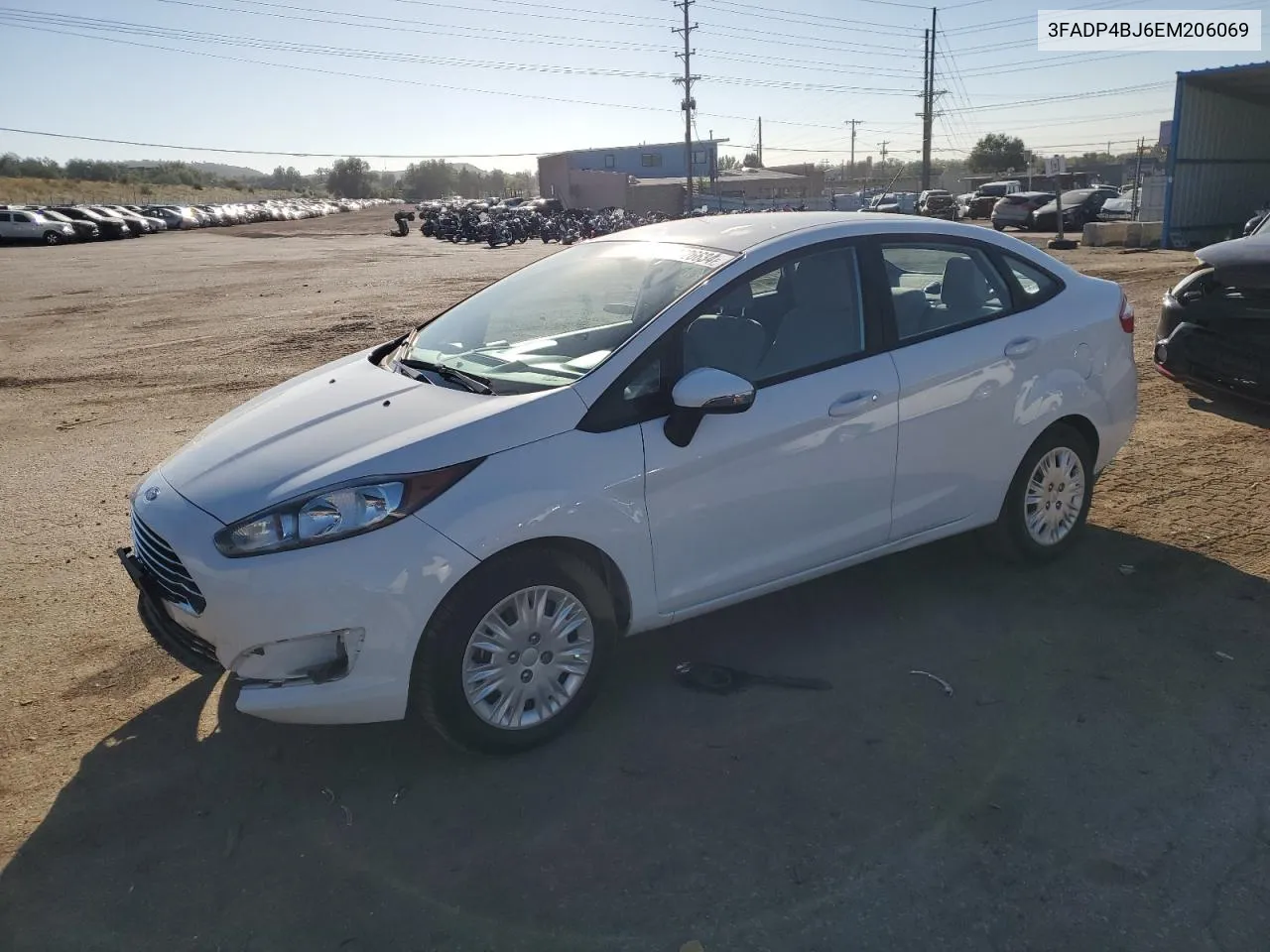 2014 Ford Fiesta Se VIN: 3FADP4BJ6EM206069 Lot: 74726634