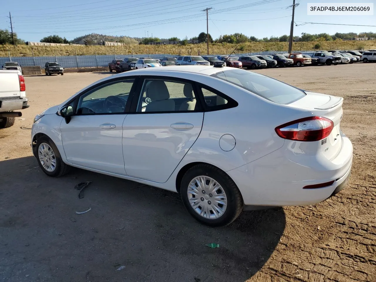 2014 Ford Fiesta Se VIN: 3FADP4BJ6EM206069 Lot: 74726634