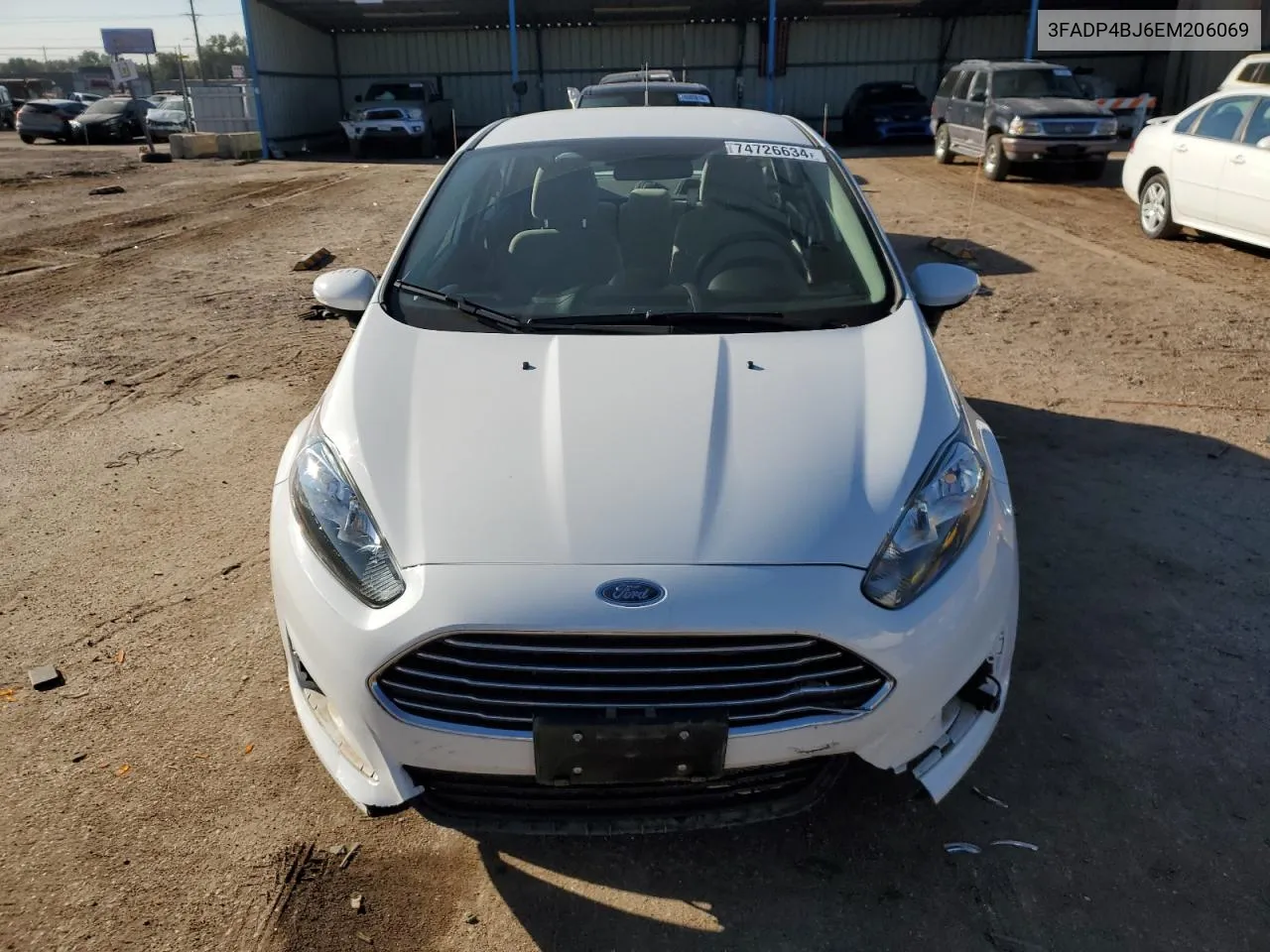 2014 Ford Fiesta Se VIN: 3FADP4BJ6EM206069 Lot: 74726634