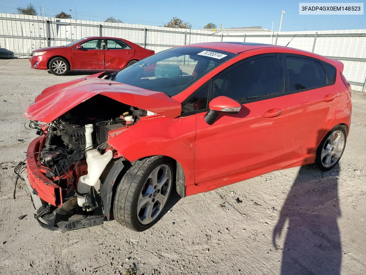 2014 Ford Fiesta St VIN: 3FADP4GX0EM148523 Lot: 74785514