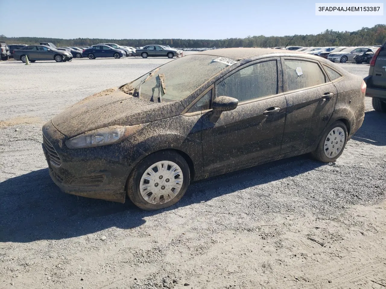 2014 Ford Fiesta S VIN: 3FADP4AJ4EM153387 Lot: 74817424