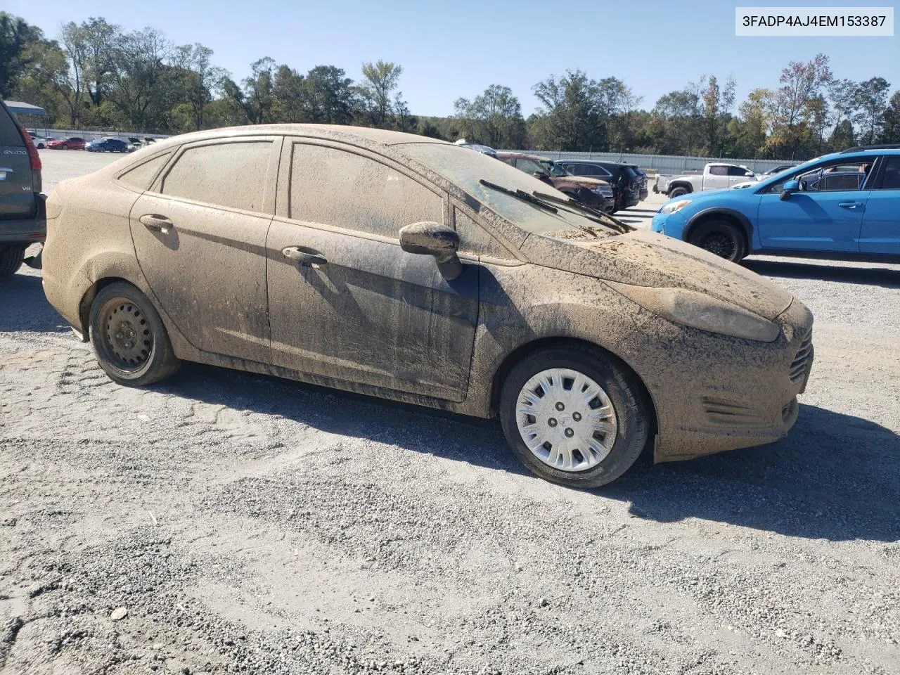 2014 Ford Fiesta S VIN: 3FADP4AJ4EM153387 Lot: 74817424