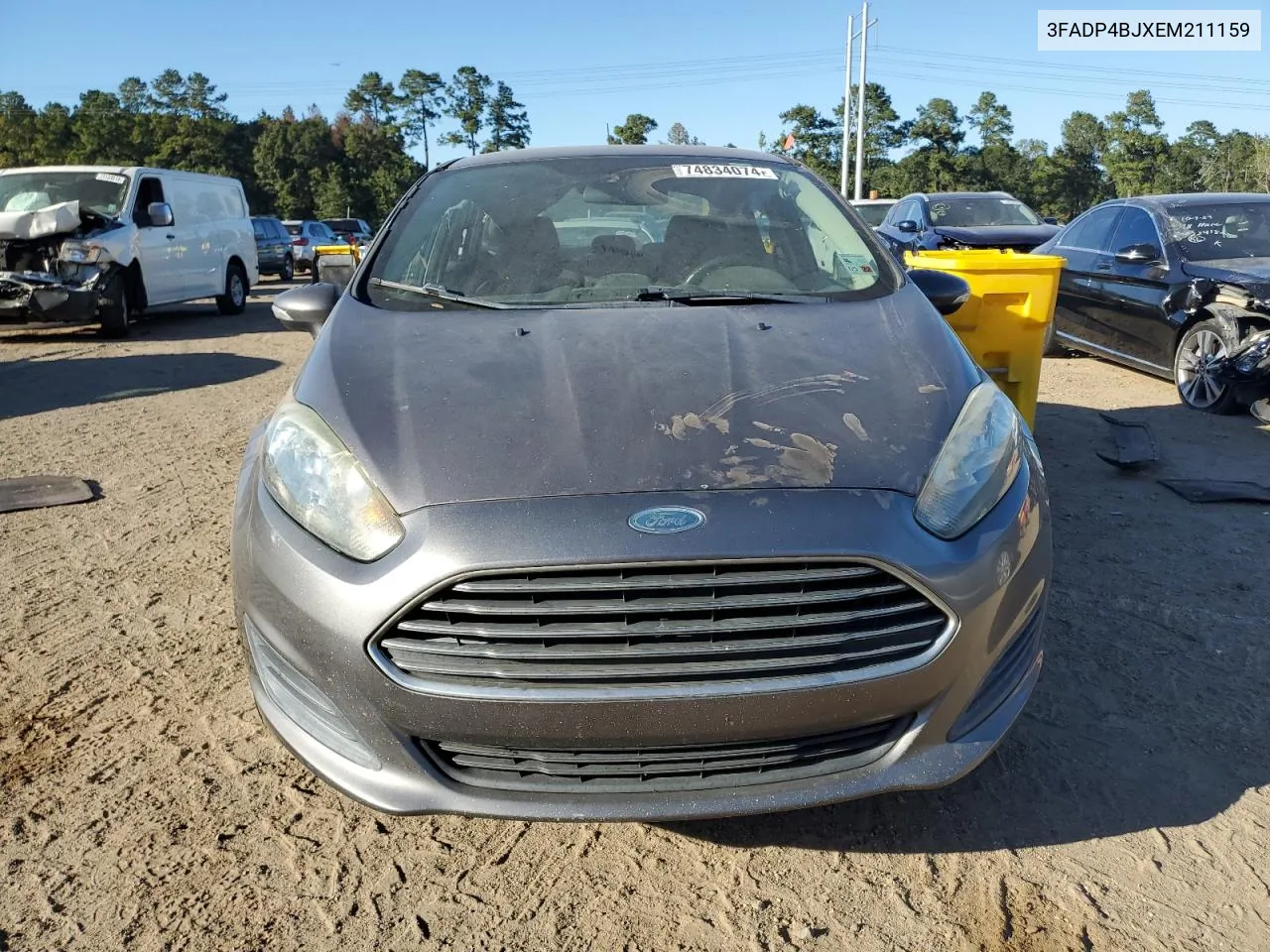 2014 Ford Fiesta Se VIN: 3FADP4BJXEM211159 Lot: 74834074