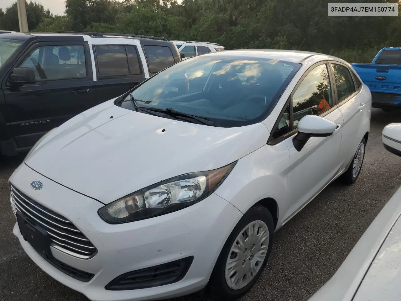 2014 Ford Fiesta S VIN: 3FADP4AJ7EM150774 Lot: 74898664