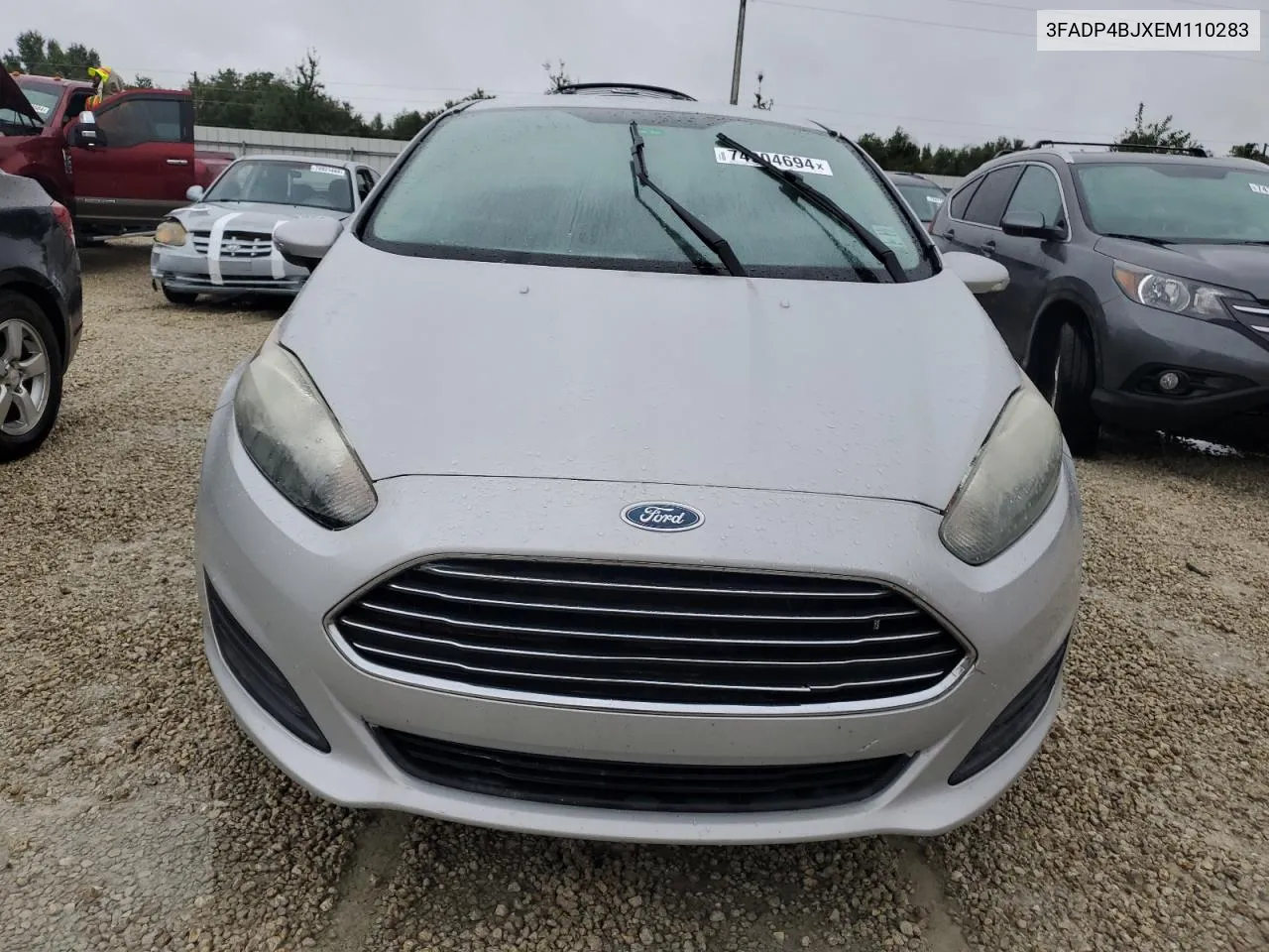 2014 Ford Fiesta Se VIN: 3FADP4BJXEM110283 Lot: 74904694