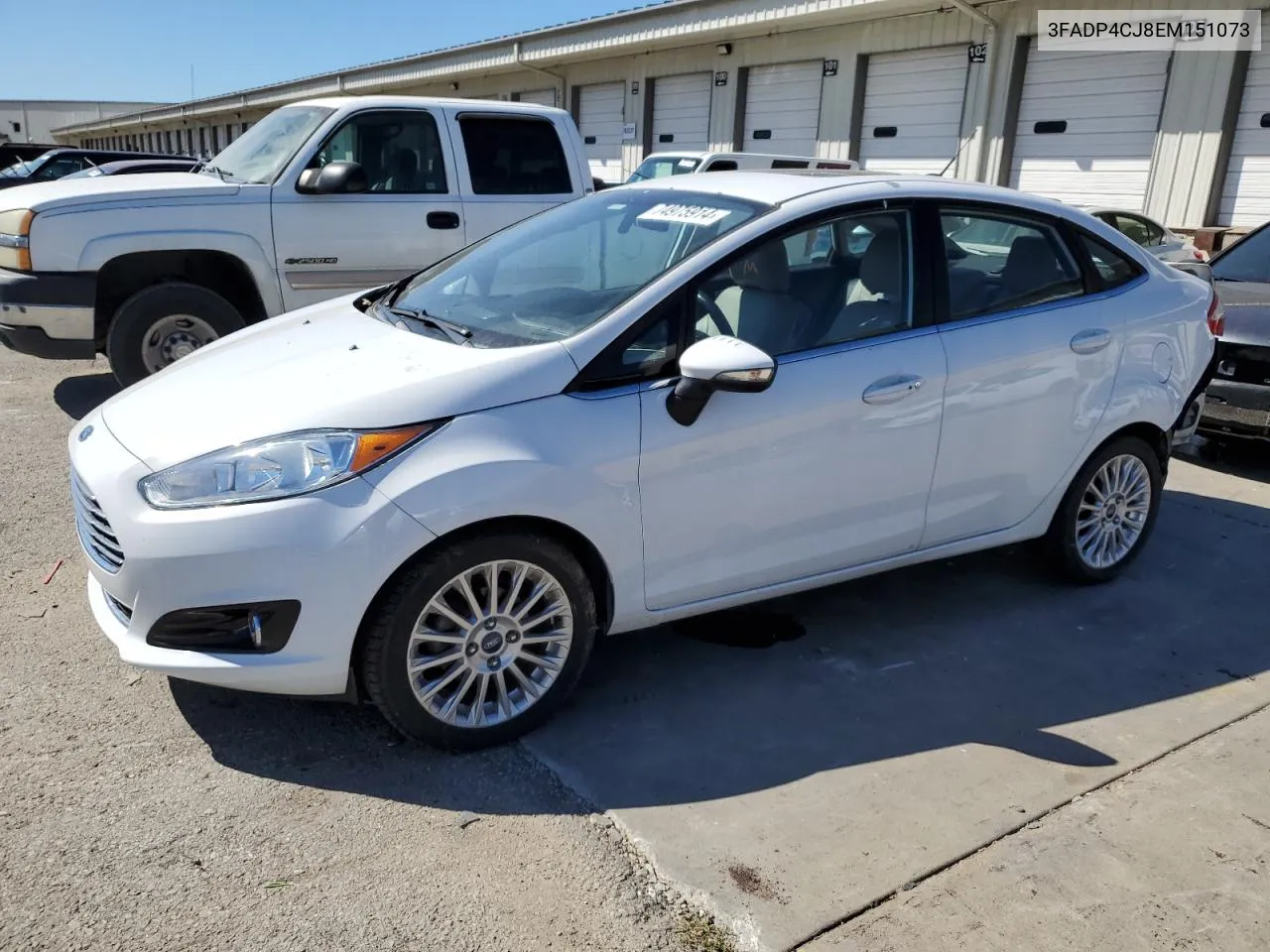 2014 Ford Fiesta Titanium VIN: 3FADP4CJ8EM151073 Lot: 74975914