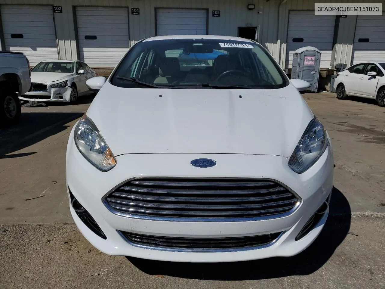 2014 Ford Fiesta Titanium VIN: 3FADP4CJ8EM151073 Lot: 74975914