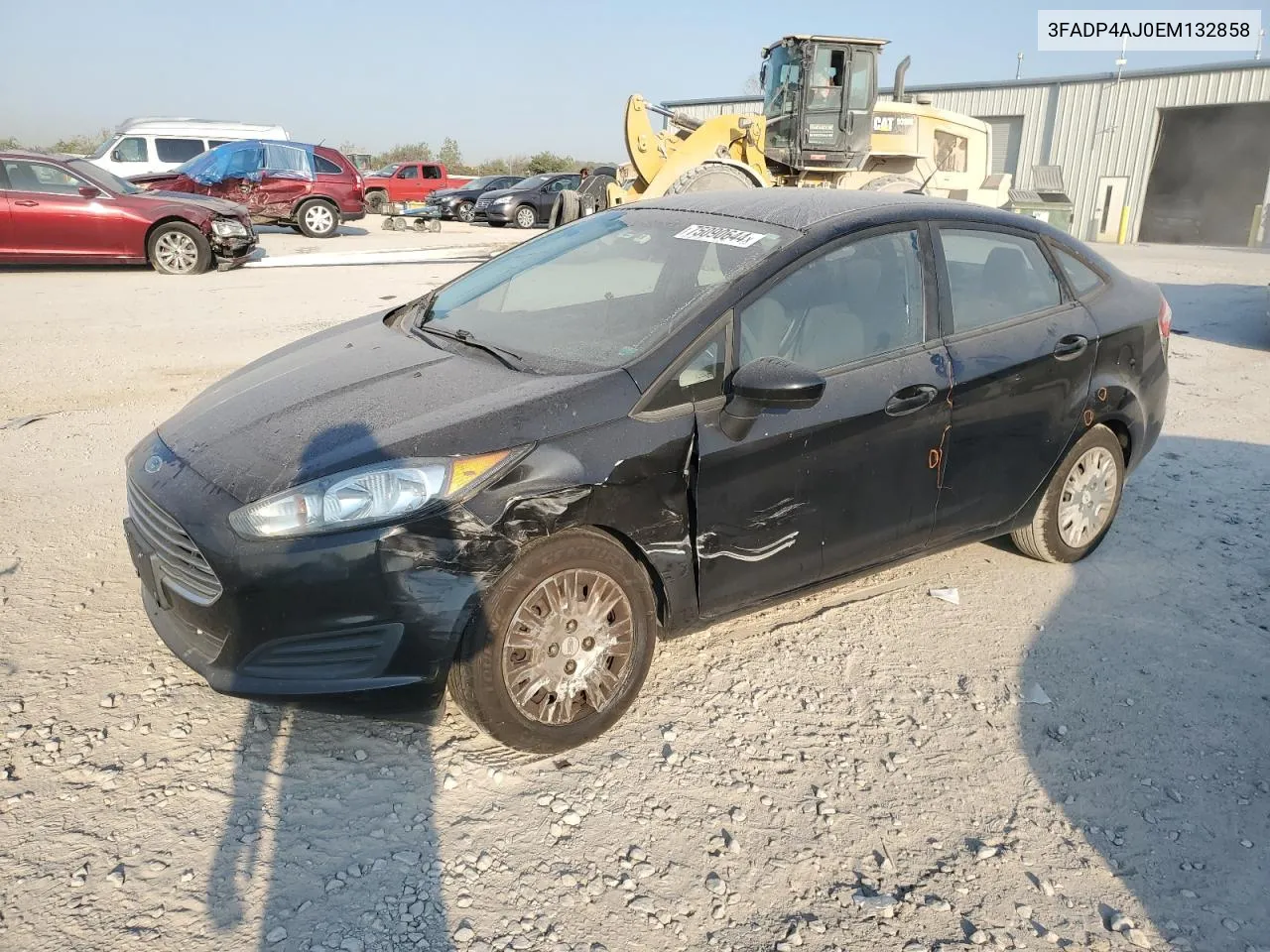 2014 Ford Fiesta S VIN: 3FADP4AJ0EM132858 Lot: 75090644