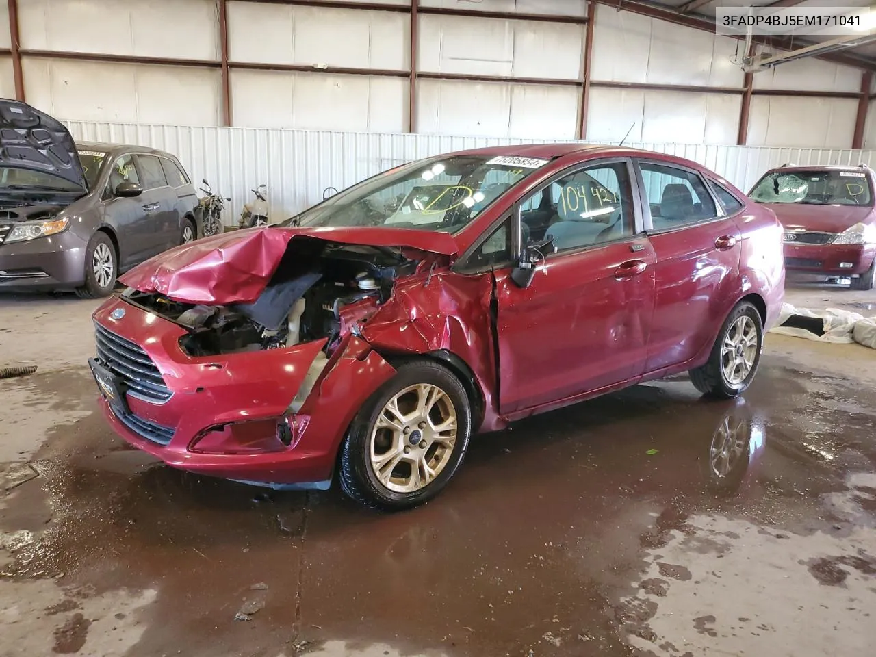 2014 Ford Fiesta Se VIN: 3FADP4BJ5EM171041 Lot: 75205854