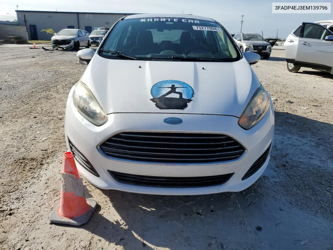 2014 Ford Fiesta Se VIN: 3FADP4EJ3EM139796 Lot: 75277004