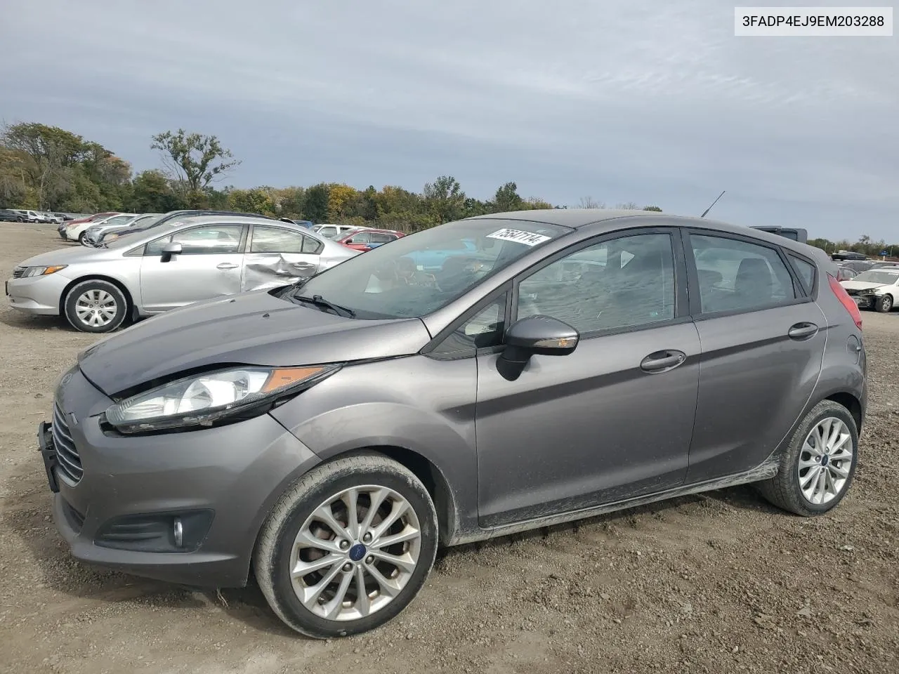 2014 Ford Fiesta Se VIN: 3FADP4EJ9EM203288 Lot: 75547114