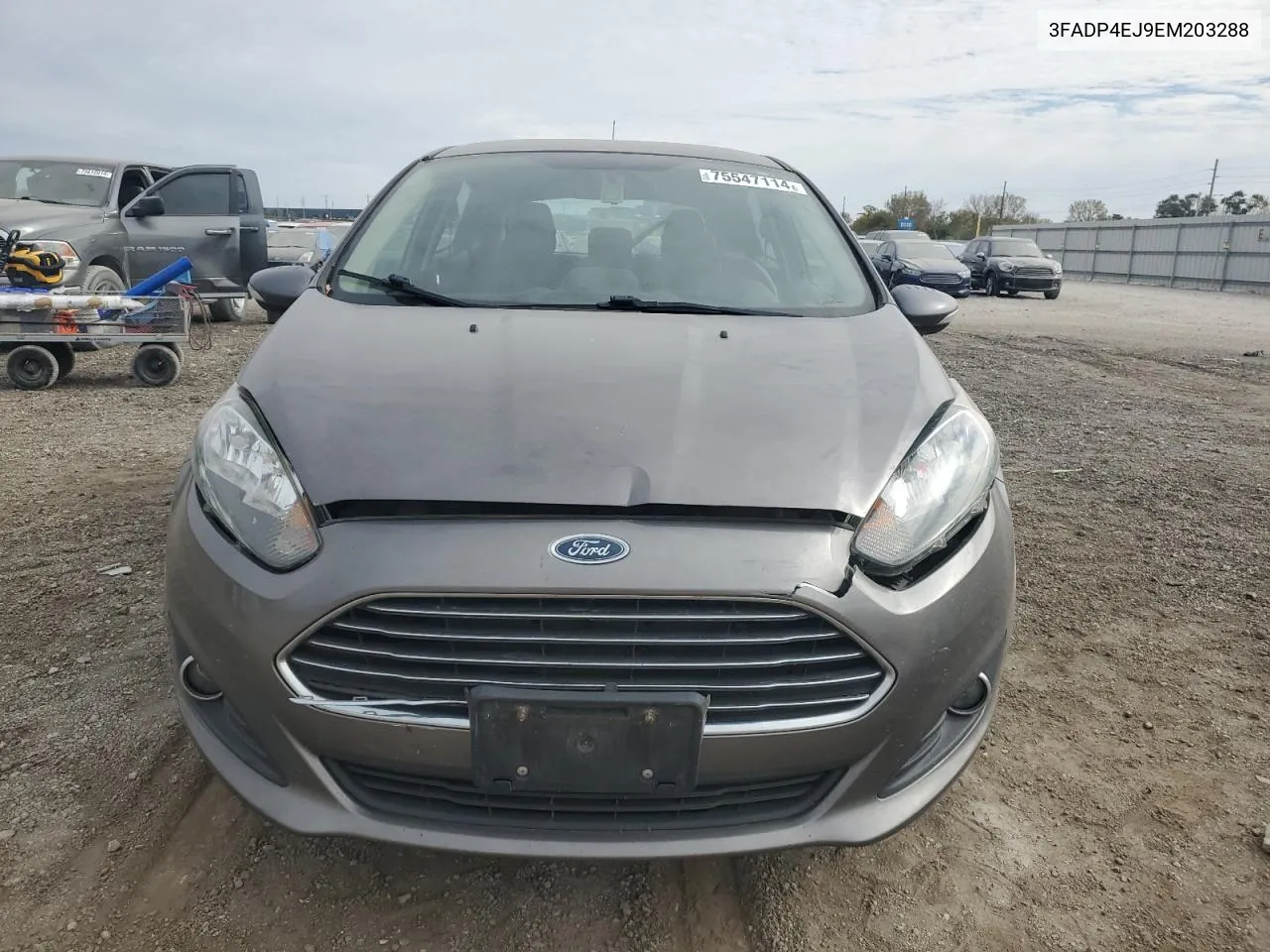 2014 Ford Fiesta Se VIN: 3FADP4EJ9EM203288 Lot: 75547114