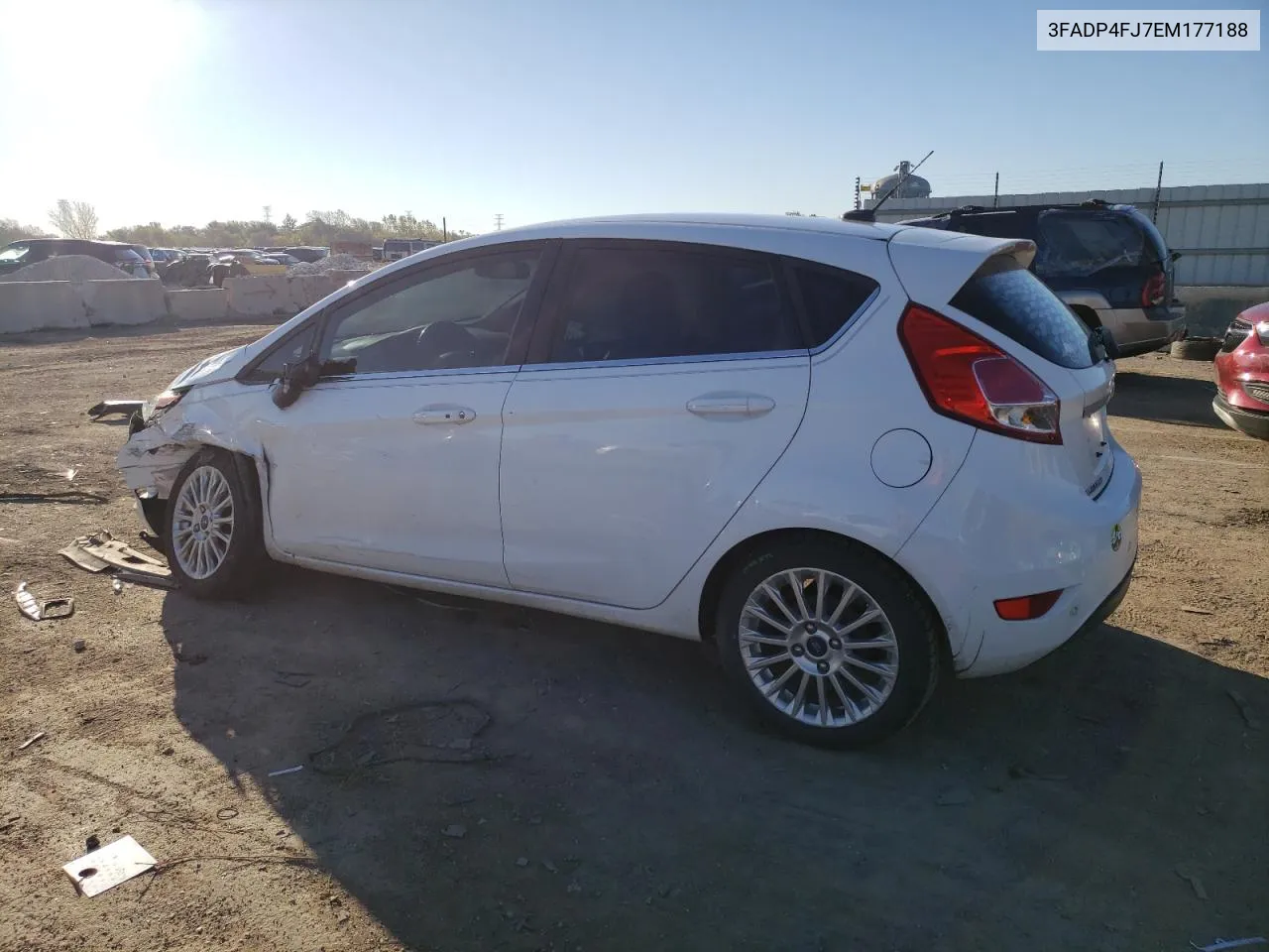 2014 Ford Fiesta Titanium VIN: 3FADP4FJ7EM177188 Lot: 75938154