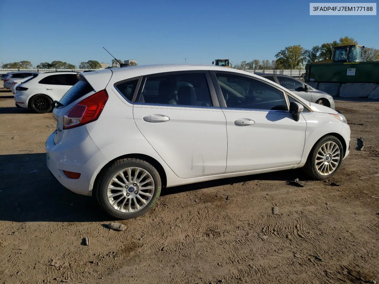 2014 Ford Fiesta Titanium VIN: 3FADP4FJ7EM177188 Lot: 75938154