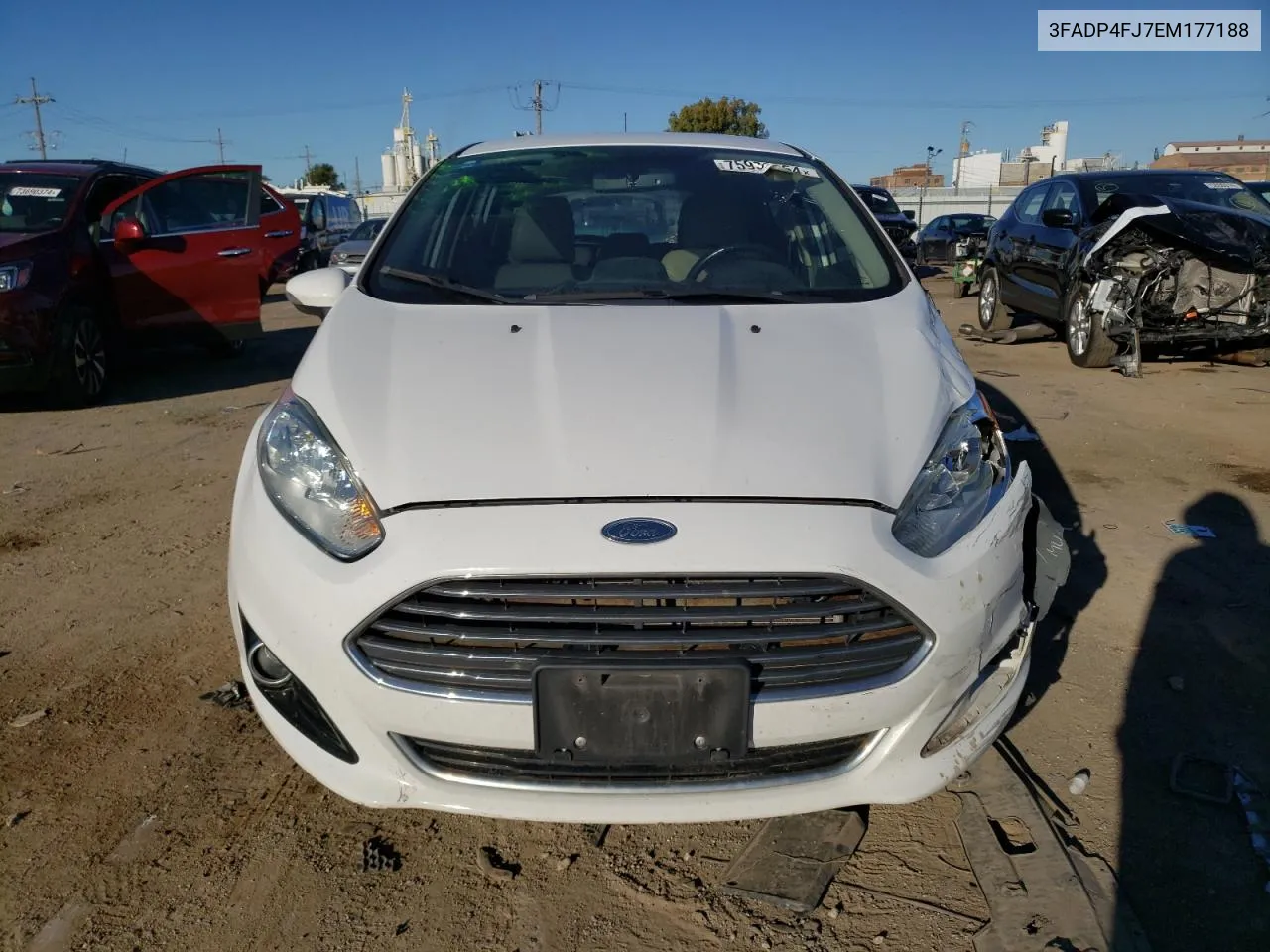 2014 Ford Fiesta Titanium VIN: 3FADP4FJ7EM177188 Lot: 75938154