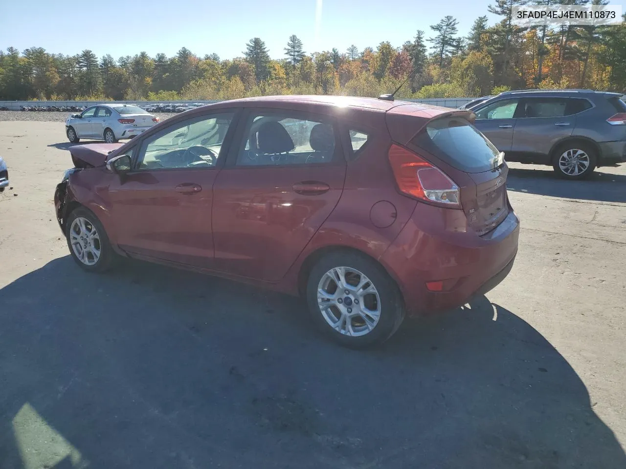 2014 Ford Fiesta Se VIN: 3FADP4EJ4EM110873 Lot: 76015704