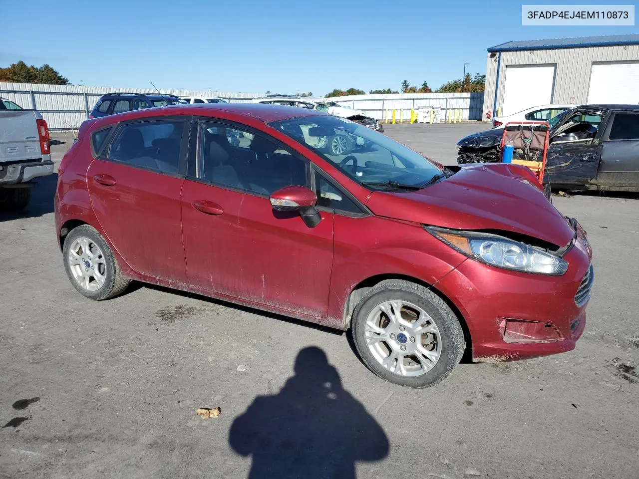 2014 Ford Fiesta Se VIN: 3FADP4EJ4EM110873 Lot: 76015704