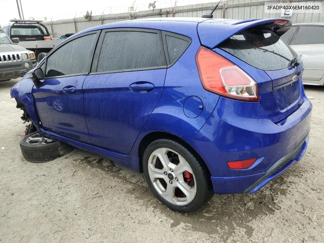 2014 Ford Fiesta St VIN: 3FADP4GX6EM160420 Lot: 76060214