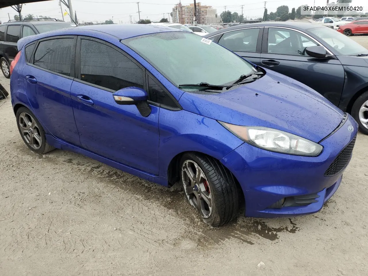 2014 Ford Fiesta St VIN: 3FADP4GX6EM160420 Lot: 76060214